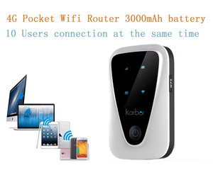 Không dây di động 4G LTE <span class=keywords><strong>Wifi</strong></span> & VoIP Router với QoS & VPN tính năng mã hóa WEp cho tùy chọn cuộc gọi du lịch di động an toàn - Product Image 3