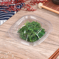 Sunzza mini boîtes alimentaires en plastique pour apéritifs à emporter Récipients d'accompagnement jetables de qualité supérieure avec couvercles transparents