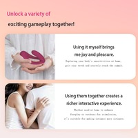 Vibrateur pour culotte 360 °   Stimulateur réglable avec télécommande via application, boucle vibrante médicale en silicone portable