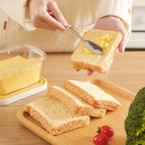 Frozen Butter Cube Cutting Machine Plastic Molding Tool Butter <b>Box</b> Refrigerator Cheese Slice Crisper <b>Storage</b> - Product Image 2