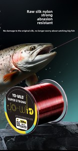 Wholesale Factory-Made Cheap YO-WILD 1000m Nylon Fishing <strong>Line</strong> High Strength Custom Sink Soft Fishing <strong>Lines</strong> with OEM/ODM - Product Image 3