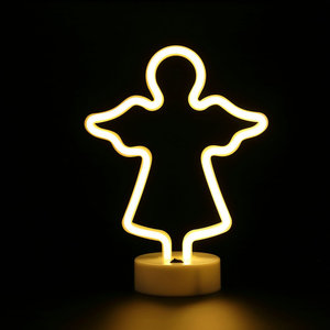 Lámpara navideña Fiesta de Navidad Boda Decoración Led Iluminado Logotipo personalizado Letrero de neón Luz - Product Image 3