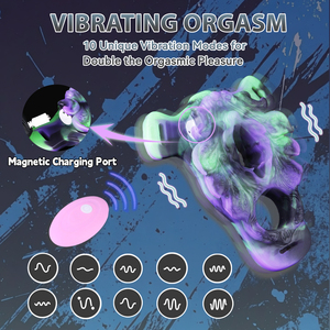 Butterfly Sex Grinder with Bullet and Remote Control for man women Silicone Wearable Monster Saddle <b>Vibrator</b> Clitoral Stimulator - Product Image 3