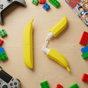 Nunchakus de Plástico con Forma de Plátano, Modelo Impreso en 3D, Accesorio de Juego Unisex - Product Image 2