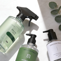 Botol Kaca Pompa Sabun Cair 16 Oz Besar 500ml, Kosong, Hijau, Model Bahu Miring Bulat, untuk Sampo, Gel, Lotion