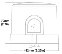 Interrupteur photoélectrique inductif à détection de zéro CNRIYA IP66, contrôle électronique jour/nuit, 12V, matériau PC, compatible LED