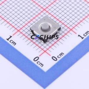 EVQP0Q02Q Tactile Switch SMD,6x6.5mm Switch Single Pole Single Throw Round Button 1N Vertical Mount - Product Image 1