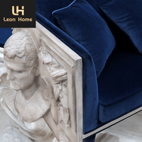 Nouveau design italien de meubles de luxe et modernes pour le salon, ensemble de canapés pour villa