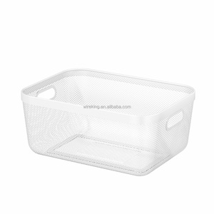 WIREKING rectángulo Simple malla encimera almacenamiento cesta de frutas decoración del hogar organizador de verduras - Product Image 1
