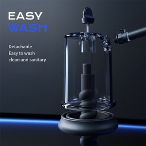 Cylindre à ventouse pour roseau de la verge avec insert en silicone perlé, pompe anale, <span class=keywords><strong>plug</strong></span> anal, entraîneur vaginal, jouets sexuels pour adultes pour hommes et femmes - Product Image 3