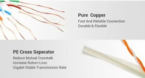 <span class=keywords><strong>Cable</strong></span> <span class=keywords><strong>de</strong></span> Red LAN Cat 6 <span class=keywords><strong>UTP</strong></span> <span class=keywords><strong>de</strong></span> Alta Calidad, 305m (1000 pies), CCA Cobre, 23 AWG, en Rollo - Product Image 4