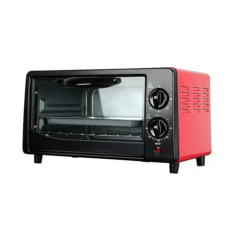 Mini-Oven 12L Multifunctionele Huishoudelijke Elektrische Oven Duurzaam Intelligente Timing Bakken Gedroogd Fruit Pizza Barbecue Brood Bakken/