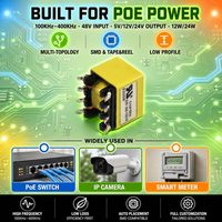 Petit transformateur EP7 SMD à enroulement en cuivre, transformateur de puissance PoE, pilote LED 230V 12V 5W, transformateur abaisseur haute fréquence