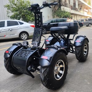 FLJ Four Drive 67.2V 80Ah Scooter Électrique Étanche en Alliage d'Aluminium avec Pneus Tout-Terrain de 21 Pouces Double Suspension Vitesse Rapide pour Adultes F16 - Product Image 2