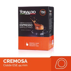 Toraldo 150 Miscela Cremosa 44mm Cialde di Caffè 0,11/cale Prodotto Premium Categoria Cialde di Caffè e K-Cups - Product Image 1