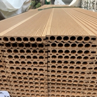 Klassische Hohlkammer-Terrassendielen, rissbeständig, für Außenterrassen, WPC-Bodenbelag, WPC-Holzdielen