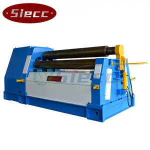 Pre-bending High precision W12 4 Roller CNC Rolling Machine metal plate rolling machine