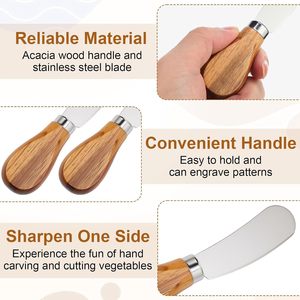 Wooden Serving Tray With Handle Rectangular Plate For Dessert And Breakfast Tableware Western Style Food Presentation - Product Image 4
