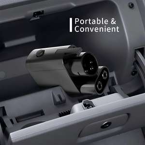 Adaptateur de charge EV Nacs vers Ccs1 pour <span class=keywords><strong>Ford</strong></span> Mustang <span class=keywords><strong>Mach</strong></span> E, Chevrolet Bolt, Tesla, chargeur de destination 32A IP65, portable, AC niveau 2 - Product Image 2