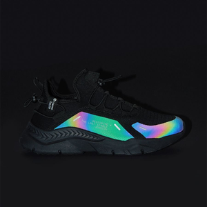 Sneakers Sportive <span class=keywords><strong>da</strong></span> Uomo Personalizzabili OEM/ODM, Spedizione Rapida, Modello Basso con Dettagli Riflettenti, Colore Rosso e Nero - Product Image 4