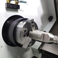Torno CNC de Precisión de Alta Mecanización con Sistema de Control Personalizado, Máquina de Torneado y Fresado CNC Automática para Metal