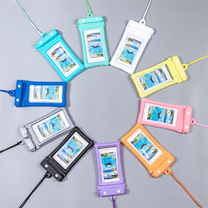 Chất Lượng Cao Trong Suốt Không Thấm Nước Túi PVC Bền Túi Ba Lần Điện Thoại Di Động Không Thấm Nước Túi Kín Bảo Vệ Lặn Trường Hợp - Product Image 1