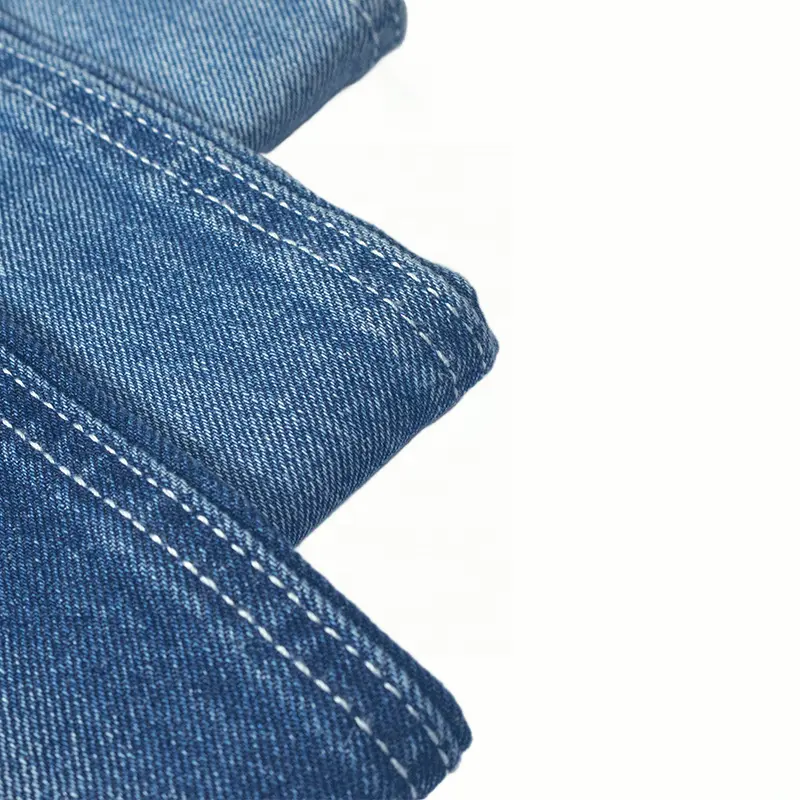 Màu Xanh 7.5Oz Denim Jeans Vải 100% Cotton Giá Rẻ Giá Cổ Phiếu Denim Vải