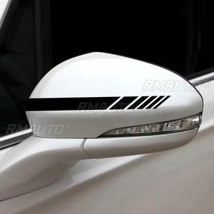 5Pcs Universal DIY <b>Vinyl</b> Racing Stripe Side Body Car Hood Rearview Mirror <b>Decal</b> Sticker for Car Vehicle Waterproof Scratchproof - Product Image 4