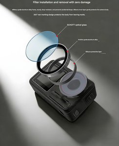 Polariseur en verre optique UV ND8/ND16/ND32/ND64 / Filtre <span class=keywords><strong>Black</strong></span> <span class=keywords><strong>Mist</strong></span> / Filtre étoile pour caméra Osmo Action 5 <span class=keywords><strong>Pro</strong></span>/Action 4/3 - Product Image 4