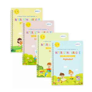 Children'S Toy Sank Magic Reusable Handwriting Children School 4 Writing A4 Copybook For Kids