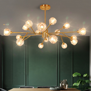 Lampadari Decorativi di Lusso, Illuminazione per Interni, Lampada a Sospensione in Cristallo per Casa e Hotel - Product Image 1