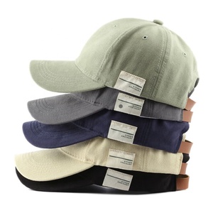 Giá thấp 100% bông cong vành được trang bị CHA mũ giữ ấm dù để che nắng Unisex giản dị màu xanh lá cây thể thao Mũ bóng chày mũ - Product Image 1