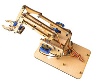 Kit DIY de bras robotique mécanique en acrylique, ensemble de fabrication à griffe unique, sans moteur servo, de Chine