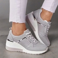 Chaussures pour femmes très vendues, grandes tailles, décontractées, à semelle épaisse, tendance, baskets de sport, baskets à la mode
