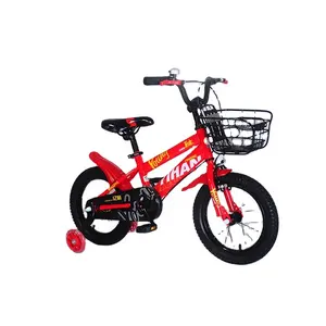 ブラックカラースポーク12インチPU照明トレーニングホイール子供用自転車おもちゃ安い子供用自転車