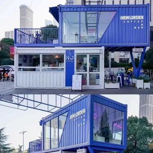 บ้านคาเฟ่สำเร็จรูปโมอิ คอนเทนเนอร์ วัสดุคอมโพสิต ทนทานต่อสภาพอากาศ เคลือบสีฝุ่น ประกอบสำเร็จ ใช้งานกลางแจ้ง - Product Image 4