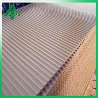 12mm, 15mm, 18mm surface design ondulée 3d panneaux mdf pour décoration murale