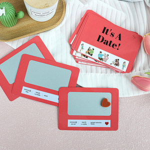 Venta al por mayor de ideas de citas emocionantes para la diversión de la pareja y la caja de noche de cita aventurera, tarjeta de juego para rascar - Product Image 4