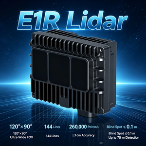 RoboSense E1R LiDAR de sécurité industrielle 120x90 FOV, scanner laser à semi-conducteurs pour la détection des angles morts des robots et les chariots élévateurs AGV - Product Image 1
