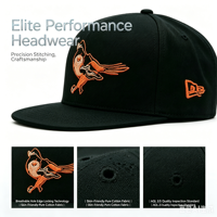 Casquette de baseball unisexe personnalisée à 6 panneaux en coton de haute qualité avec logo brodé, style Hip Hop Vintage Dad Hat, ajustable, en gros