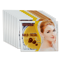 Mascarilla Facial de Cristal de Colágeno Dorado Antienvejecimiento y Antiarrugas de Colágeno Bio Dorado de Fábrica MONDSUB
