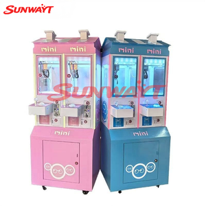 <b>Mini</b> Coin-Operated 2-Player Claw Crane <b>Arcade</b> Game Plush Doll Prize Toy for Kids - Product Image 2
