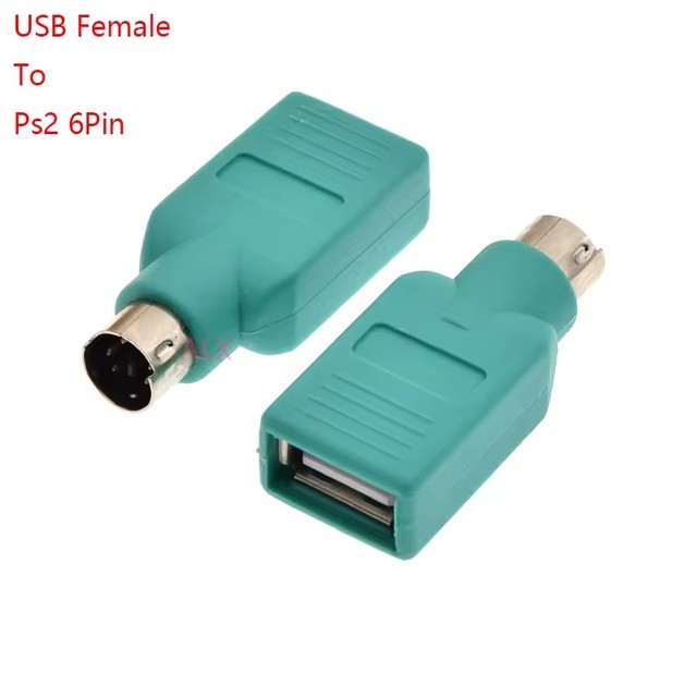 Usb Female To Ps2 Ps / 2 Mouse Keyboard Converter Male Adapter Computer Converter In Stock