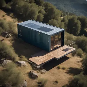 โครงเหล็กไฟบ้านแบบแยกส่วนสำหรับขายใน accra ghana Mountain megxico prefab House llbb