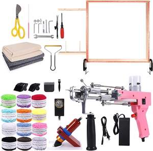 Set completo di tappeto Tufting strumenti Kit tappeto pistola moquette fare Tufting macchina ricamo Kit di avviamento per principianti e dilettanti - Product Image 1