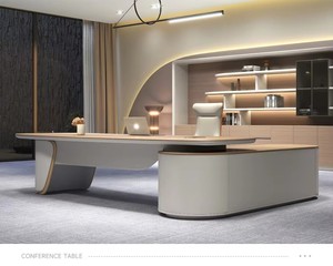 <span class=keywords><strong>2025</strong></span> Hiện Đại Kiểu dáng đẹp hình chữ L đồ nội thất văn phòng đơn giản bàn Ông Chủ đầy đủ thiết lập Nhà Quản lý điều hành Modular bàn làm việc - Product Image 2