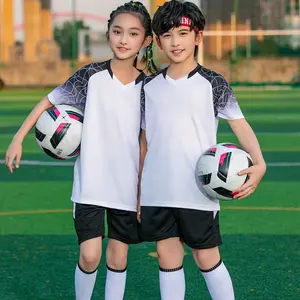 High Quality Sports Club Football Teams Jerseys Quality Shirt Wholesale Kids Soccer Uniform Custom Logo Soccer Jersey Set