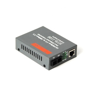 <span class=keywords><strong>Convertidor</strong></span> <span class=keywords><strong>de</strong></span> <span class=keywords><strong>Medios</strong></span> Ópticos HTB-1100 10/100Mbps RJ45 Fibra <span class=keywords><strong>Multimodo</strong></span> Dúplex 2KM SC - Product Image 1