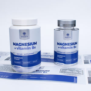 カスタムビタミンラベル 1200Dpi HD 高耐久 防水 粘着ラベル ビタミンC <span class=keywords><strong>D3</strong></span> サプリメント プライベートラベル用 - Product Image 2