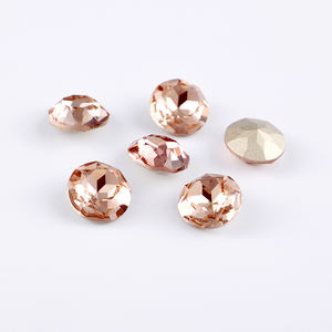 义乌浦江k9清清水晶泪滴珠玻璃水钻新彩泪珠水钻